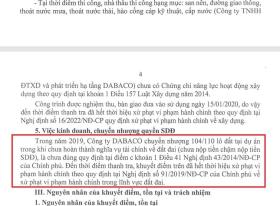  Thanh tra chỉ loạt vi phạm khu nhà ở của Dabaco tại Bắc Ninh 