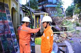  EVNHANOI chủ động triển khai nhiều biện pháp ứng phó kịp thời cơn bão số 3 