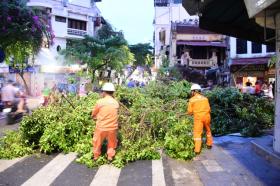  EVNHANOI chủ động triển khai nhiều biện pháp ứng phó kịp thời cơn bão số 3 