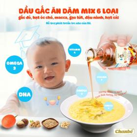  Dầu gấc mix 6 loại hạt đầu tiên thương hiệu Chan Bé - Bí quyết dinh dưỡng cho bé yêu 第1张