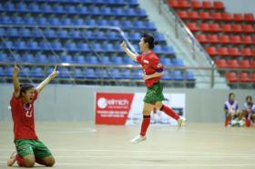  Thái Sơn Nam TP.HCM vô địch lượt đi giải Futsal nữ VĐQG 2024 