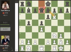 Di chuột lỗi, Lê Tuấn Minh dừng bước ở Champions Chess Tour  第2张