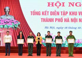 Tổng kết diễn tập Khu vực phòng thủ Thành phố Hà Nội năm 2024  第10张