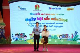  &apos;Vườn rau thanh niên&apos; đạt giải đặc biệt thi vẽ tranh Sắc màu tình nguyện 