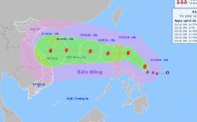 Bão Trami sắp vào Biển Đông, các tỉnh Quảng Ninh đến Bình Thuận thông báo ngay cho tàu thuyền